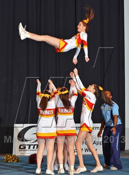 Thumbnail 1 in PIAA Competitive Spirit Championships (Large Squad Cheerbacks) photogallery.