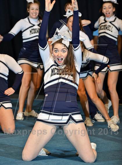 Thumbnail 1 in PIAA Competitive Spirit Championships (Large Squad Cheerbacks) photogallery.