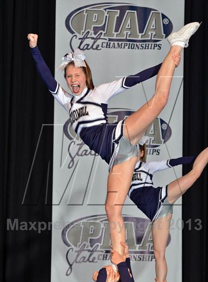 Thumbnail 1 in PIAA Competitive Spirit Championships (Large Squad Cheerbacks) photogallery.