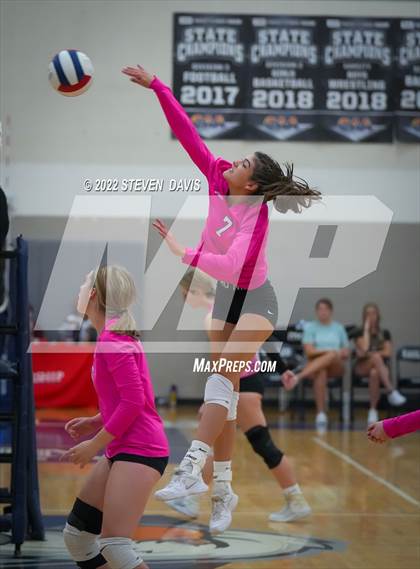 Thumbnail 3 in Scottsdale Christian Academy vs. Show Low (Spiketown Invitational) photogallery.