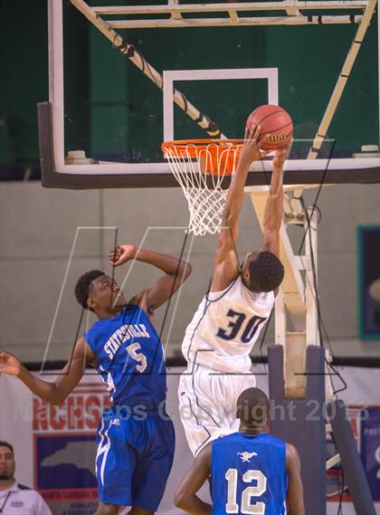 Thumbnail 3 in Statesville vs Hunter Huss (NCHSAA 3A Western Regional Final) photogallery.