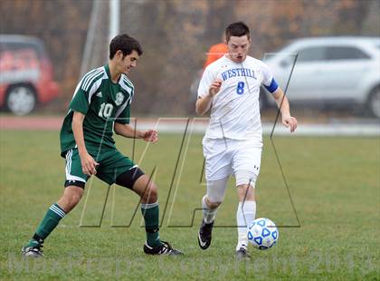 Thumbnail 3 in Westhill vs. Carle Place (NYSPHSAA Class B Final) photogallery.