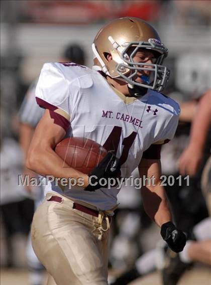 Thumbnail 1 in  Mt. Carmel vs. DuQuoin (IHSA Class 3A Quarterfinal) photogallery.