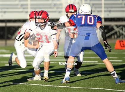 Thumbnail 2 in Hodgeman County vs Hanover (KSHSAA 8M D2 Final) photogallery.