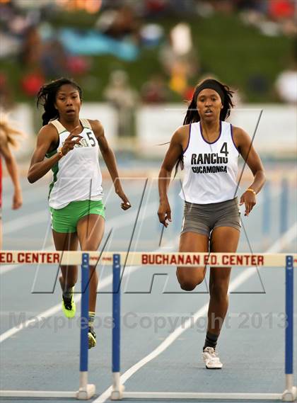 Thumbnail 1 in CIF State Track & Field Championships (Girls 300m Hurdles) photogallery.