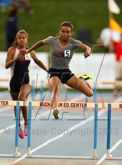 Thumbnail 3 in CIF State Track & Field Championships (Girls 300m Hurdles) photogallery.
