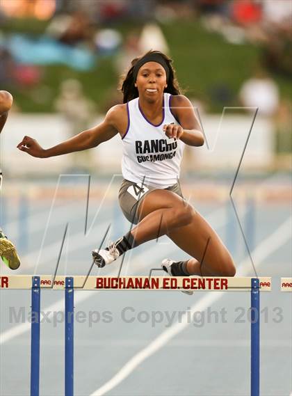 Thumbnail 2 in CIF State Track & Field Championships (Girls 300m Hurdles) photogallery.