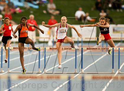 Thumbnail 3 in CIF State Track & Field Championships (Girls 300m Hurdles) photogallery.