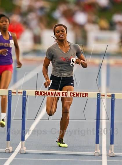 Thumbnail 3 in CIF State Track & Field Championships (Girls 300m Hurdles) photogallery.