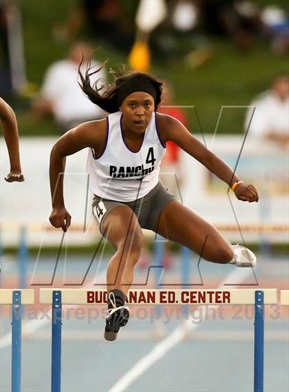 Thumbnail 2 in CIF State Track & Field Championships (Girls 300m Hurdles) photogallery.