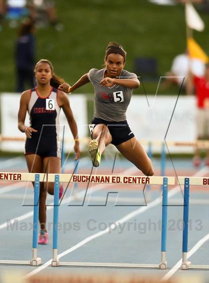 Thumbnail 2 in CIF State Track & Field Championships (Girls 300m Hurdles) photogallery.