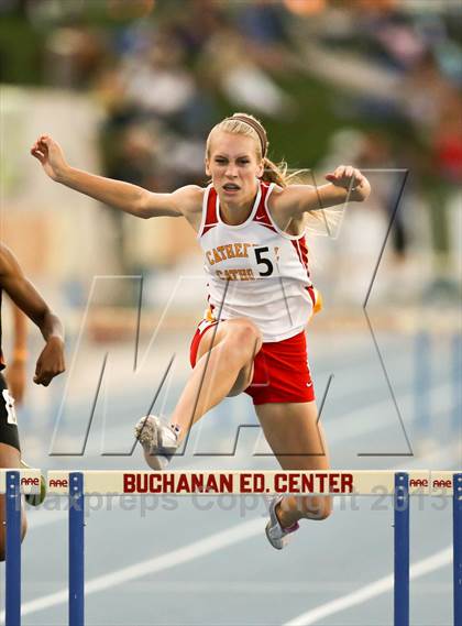 Thumbnail 2 in CIF State Track & Field Championships (Girls 300m Hurdles) photogallery.