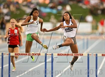 Thumbnail 1 in CIF State Track & Field Championships (Girls 300m Hurdles) photogallery.