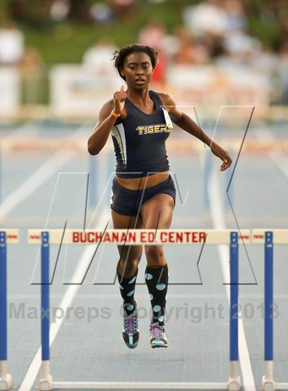 Thumbnail 3 in CIF State Track & Field Championships (Girls 300m Hurdles) photogallery.