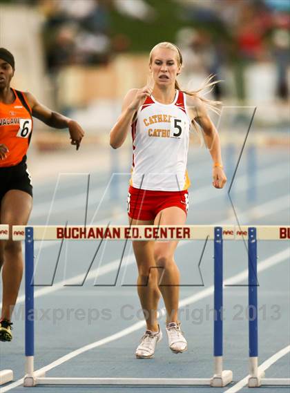 Thumbnail 1 in CIF State Track & Field Championships (Girls 300m Hurdles) photogallery.