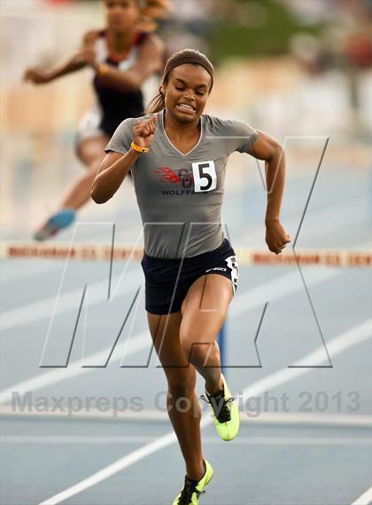 Thumbnail 3 in CIF State Track & Field Championships (Girls 300m Hurdles) photogallery.