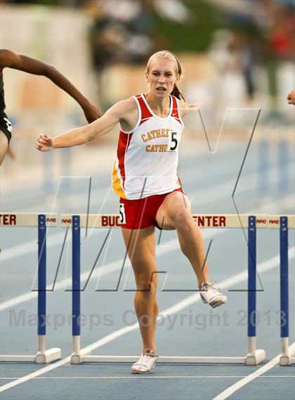 Thumbnail 2 in CIF State Track & Field Championships (Girls 300m Hurdles) photogallery.