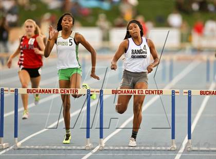 Thumbnail 2 in CIF State Track & Field Championships (Girls 300m Hurdles) photogallery.