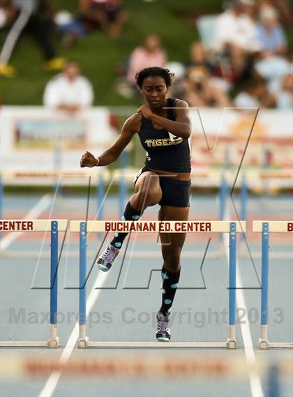 Thumbnail 1 in CIF State Track & Field Championships (Girls 300m Hurdles) photogallery.
