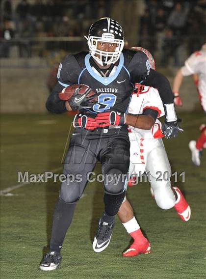 Thumbnail 1 in Salesian vs. Mojave (CIF SS Playoffs) photogallery.