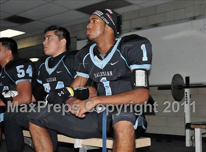 Thumbnail 3 in Salesian vs. Mojave (CIF SS Playoffs) photogallery.