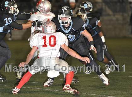 Thumbnail 1 in Salesian vs. Mojave (CIF SS Playoffs) photogallery.