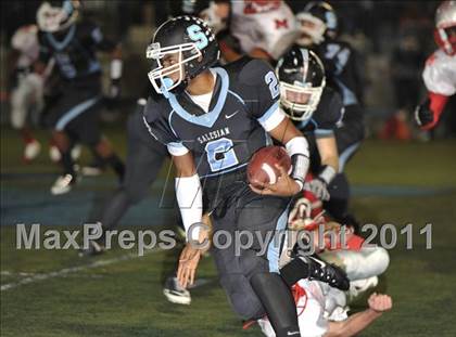 Thumbnail 1 in Salesian vs. Mojave (CIF SS Playoffs) photogallery.