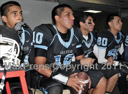 Thumbnail 1 in Salesian vs. Mojave (CIF SS Playoffs) photogallery.