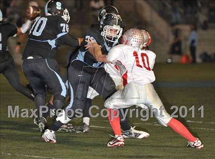 Thumbnail 2 in Salesian vs. Mojave (CIF SS Playoffs) photogallery.
