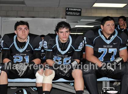 Thumbnail 3 in Salesian vs. Mojave (CIF SS Playoffs) photogallery.