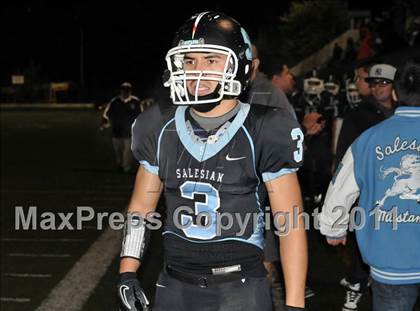 Thumbnail 1 in Salesian vs. Mojave (CIF SS Playoffs) photogallery.