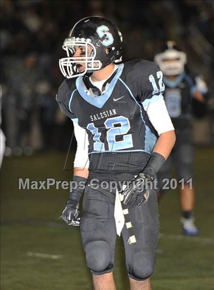 Thumbnail 3 in Salesian vs. Mojave (CIF SS Playoffs) photogallery.