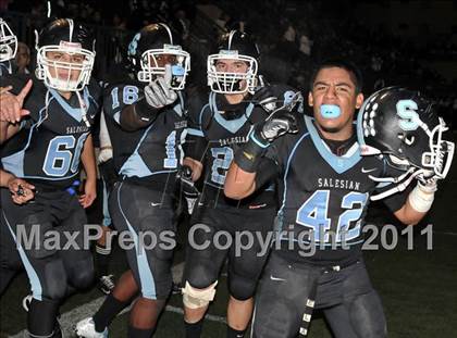 Thumbnail 1 in Salesian vs. Mojave (CIF SS Playoffs) photogallery.
