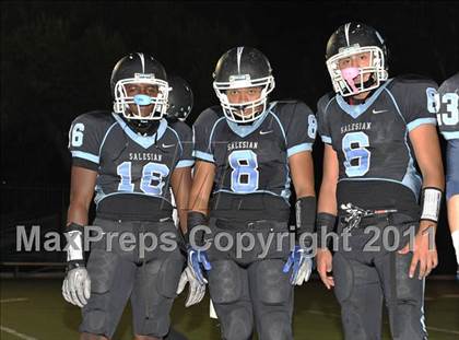 Thumbnail 1 in Salesian vs. Mojave (CIF SS Playoffs) photogallery.
