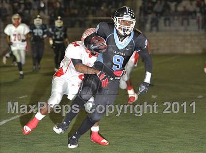 Thumbnail 3 in Salesian vs. Mojave (CIF SS Playoffs) photogallery.