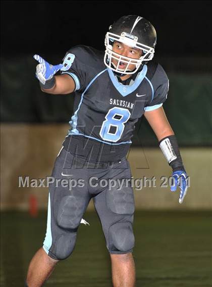 Thumbnail 2 in Salesian vs. Mojave (CIF SS Playoffs) photogallery.