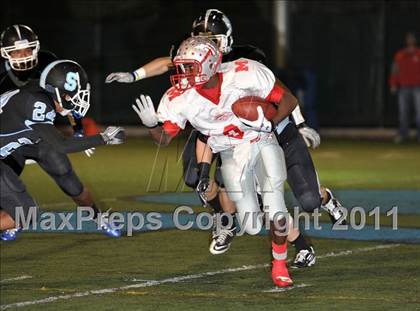 Thumbnail 1 in Salesian vs. Mojave (CIF SS Playoffs) photogallery.