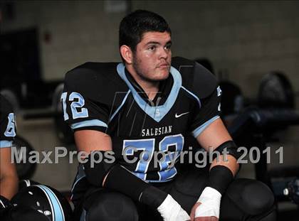 Thumbnail 2 in Salesian vs. Mojave (CIF SS Playoffs) photogallery.