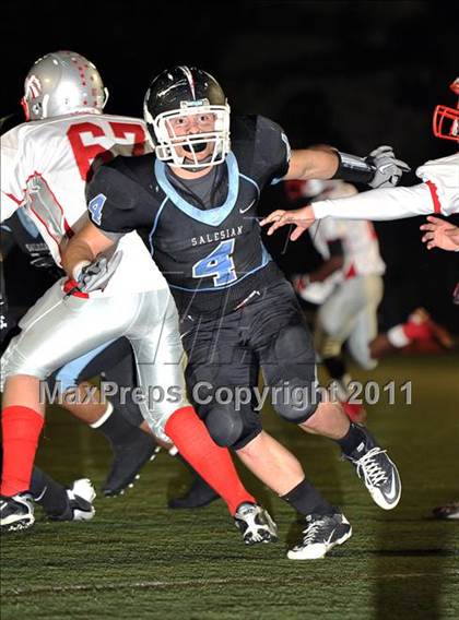 Thumbnail 1 in Salesian vs. Mojave (CIF SS Playoffs) photogallery.