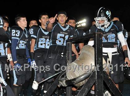 Thumbnail 1 in Salesian vs. Mojave (CIF SS Playoffs) photogallery.