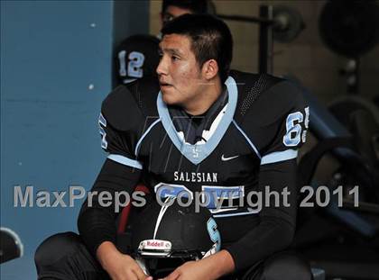 Thumbnail 1 in Salesian vs. Mojave (CIF SS Playoffs) photogallery.