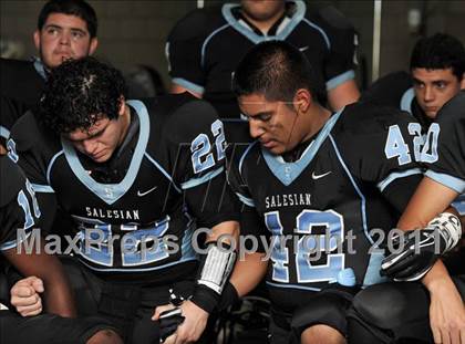 Thumbnail 2 in Salesian vs. Mojave (CIF SS Playoffs) photogallery.