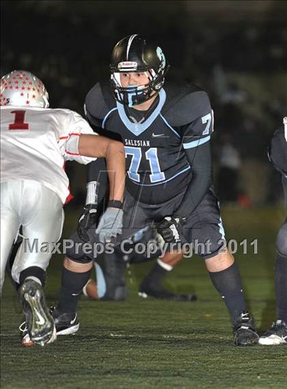 Thumbnail 3 in Salesian vs. Mojave (CIF SS Playoffs) photogallery.