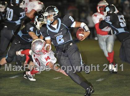Thumbnail 3 in Salesian vs. Mojave (CIF SS Playoffs) photogallery.