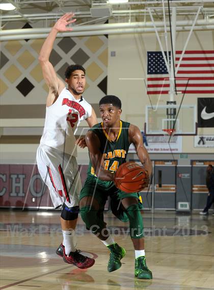 Thumbnail 3 in Westchester vs. St. Edward (MaxPreps Holiday Classic) photogallery.