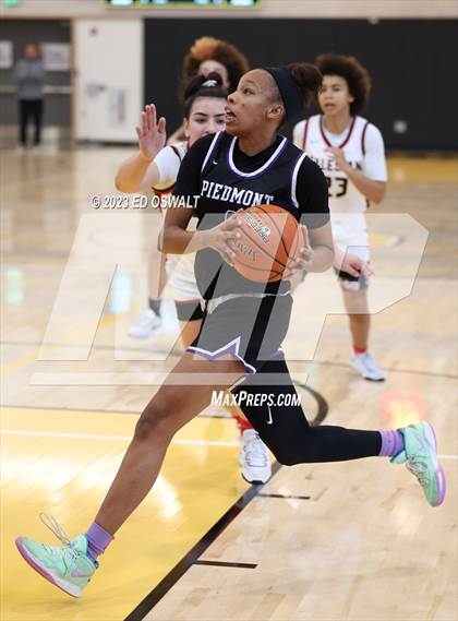 Thumbnail 1 in Salesian College Preparatory vs. Piedmont (MLK Classic) photogallery.