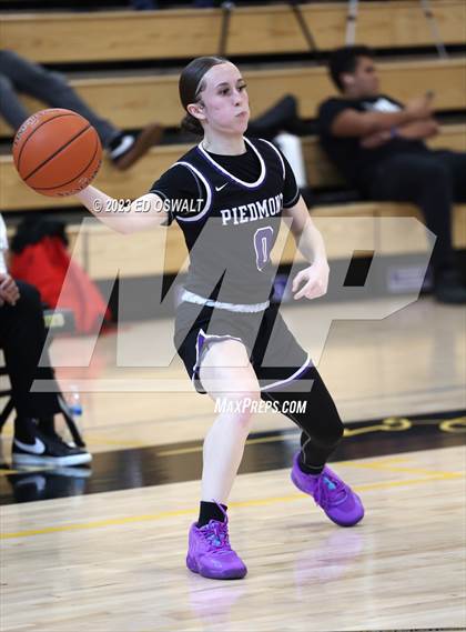 Thumbnail 1 in Salesian College Preparatory vs. Piedmont (MLK Classic) photogallery.