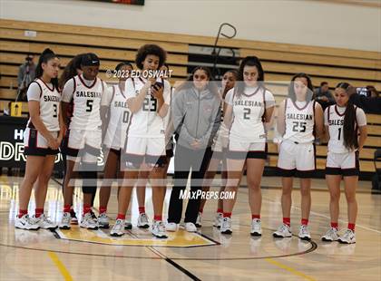 Thumbnail 2 in Salesian College Preparatory vs. Piedmont (MLK Classic) photogallery.