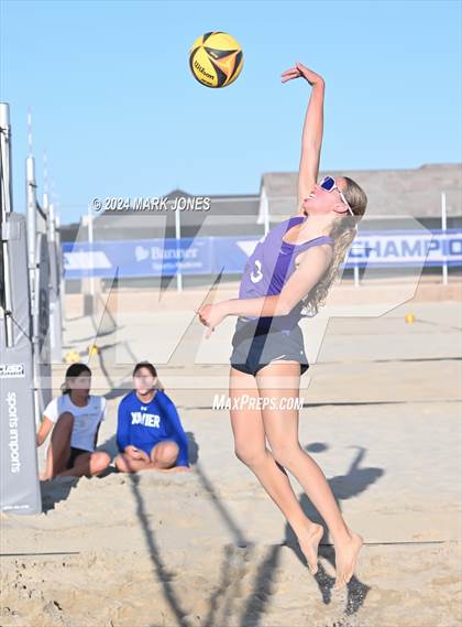 Thumbnail 1 in O'Connor vs. Notre Dame Prep (AIA DI Pairs Semifinal) photogallery.