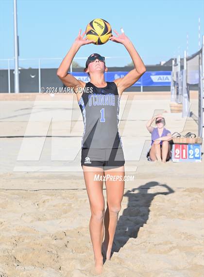 Thumbnail 2 in O'Connor vs. Notre Dame Prep (AIA DI Pairs Semifinal) photogallery.